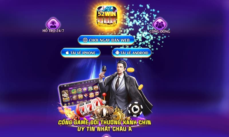 Review chi tiết về sân chơi 52win Org